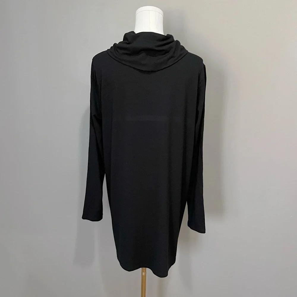 Eileen Fisher Long Sleeve Cowl Neck Tunic Size M - Picture 5 of 9